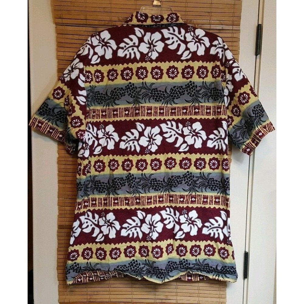 VTG Griz Hawaiian Shirt Mens XL Pineapple Floral - Picture 4 of 9
